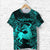 Sagittarius Zodiac Polynesian T Shirt Unique Style Turquoise LT8 - Wonder Print Shop