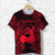 Custom Sagittarius Zodiac Polynesian T Shirt Unique Style Red LT8 - Wonder Print Shop