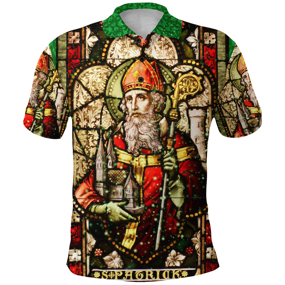 Ireland Saint Patricks Day Polo Shirt Saint Patrick Vibes LT8 - Wonder Print Shop