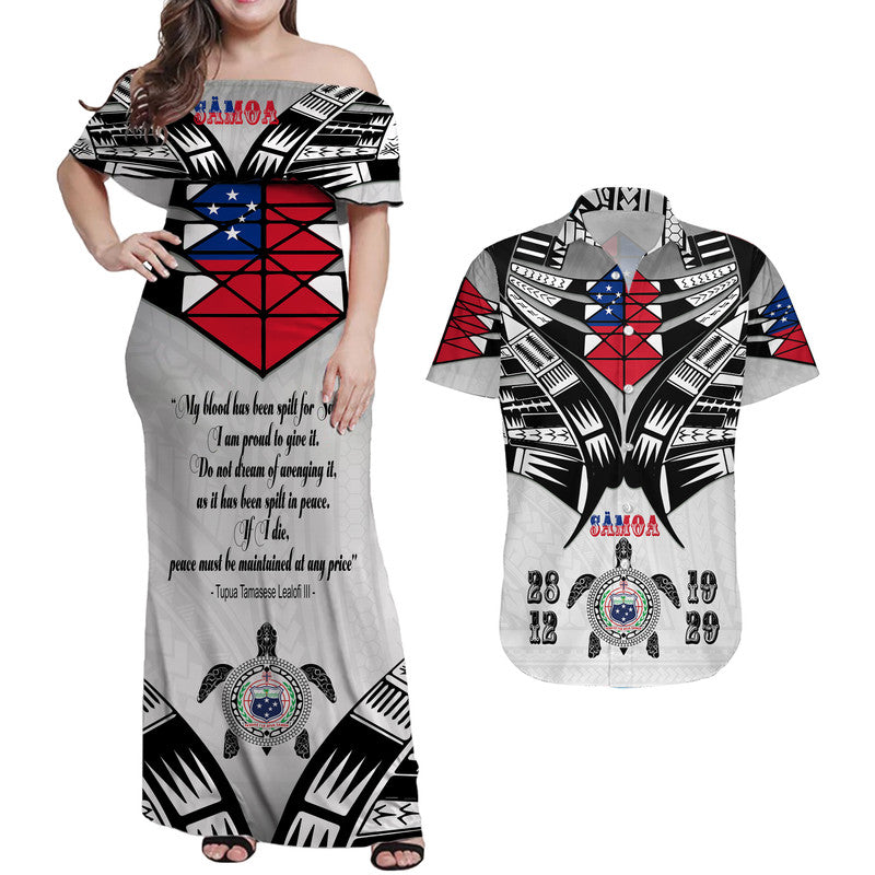 Samoa Black Saturday Matching Hawaiian Shirt And Dress 28 Dec 1929 Visual Arts LT9 - Wonder Print Shop