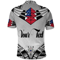 Custom Samoa Black Saturday Polo Shirt 28 Dec 1929 Visual Arts - Wonder Print Shop