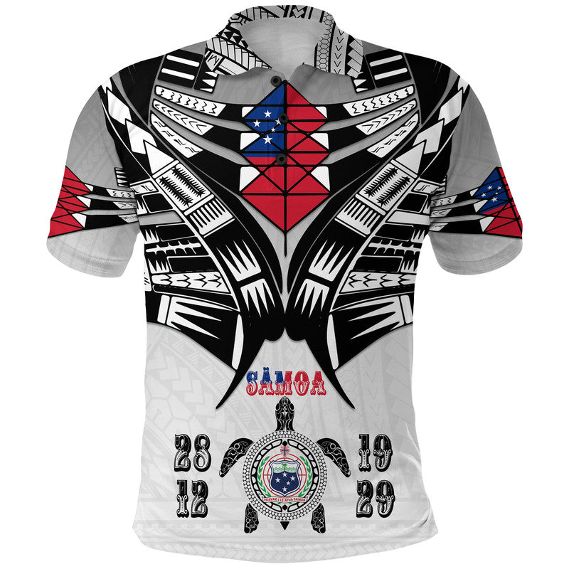Custom Samoa Black Saturday Polo Shirt 28 Dec 1929 Visual Arts - Wonder Print Shop