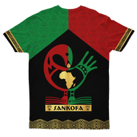 African T Shirt Sankofa Bird African Tee - Wonder Print Shop