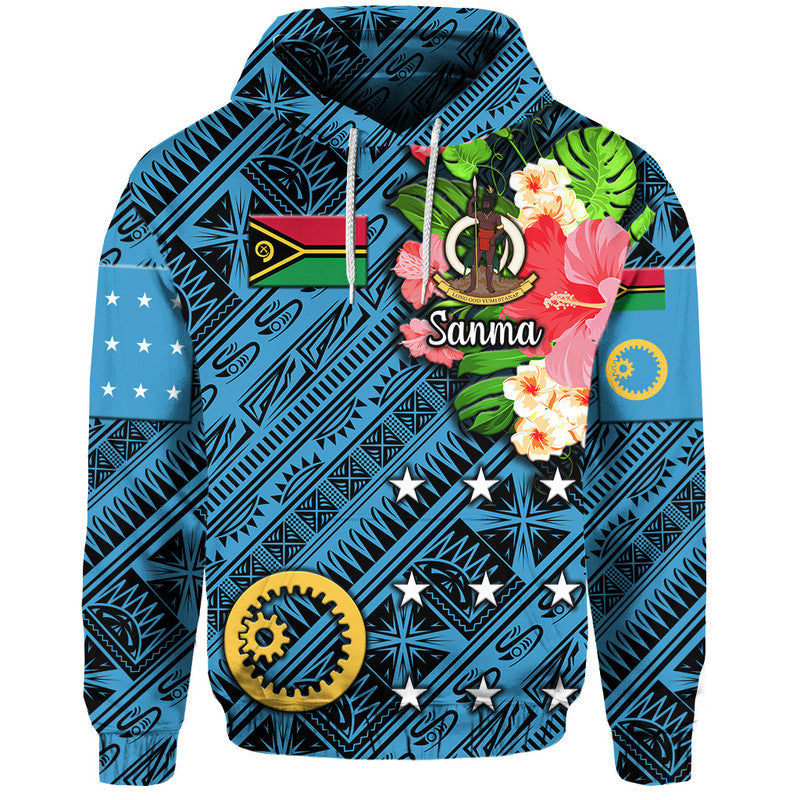 Vanuatu Sanma Hoodie Independence Be Proud LT8 - Wonder Print Shop