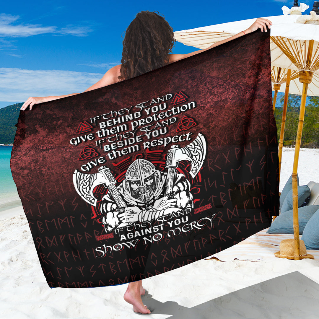Wonder Print Shop Sarong - Against You Show No Mercy Sarong RLT12 - Wonder Print Shop