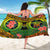 Polynesian Turtle Sarong Circle Turtle Hibiscus Reggae - Wonder Print Shop