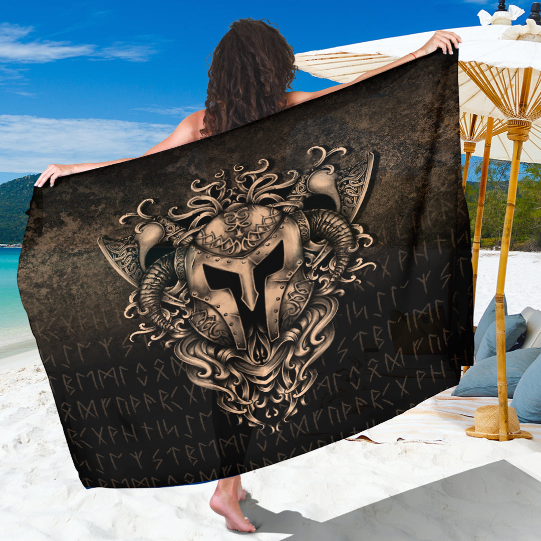 Viking Sarong - The Armor Of Viking - Gold Version Sarong RLT12 - Wonder Print Shop