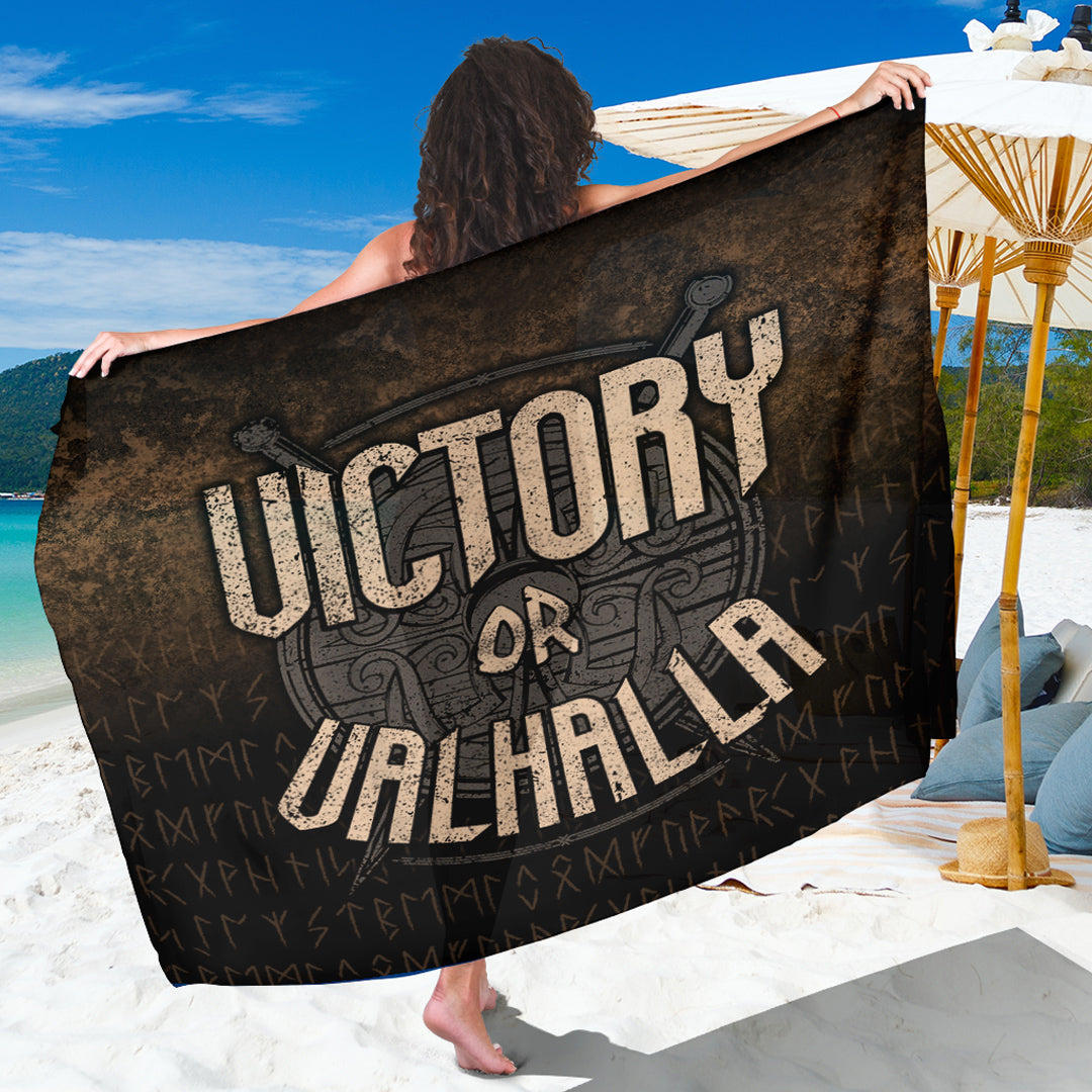Wonder Print Shop Sarong - Victory or Valhalla Sarong RLT12 - Wonder Print Shop