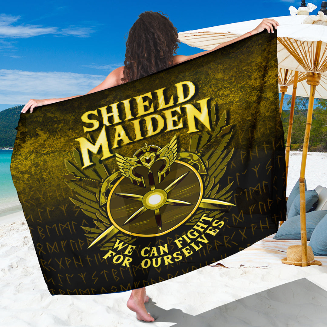 Viking Sarong - Shield Maiden We Can Fight For Ourselves Sarong RLT12 - Wonder Print Shop