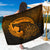 Viking Sarong - Fenrir Viking 3D Tattoo - Gold Version Sarong RLT12 - Wonder Print Shop