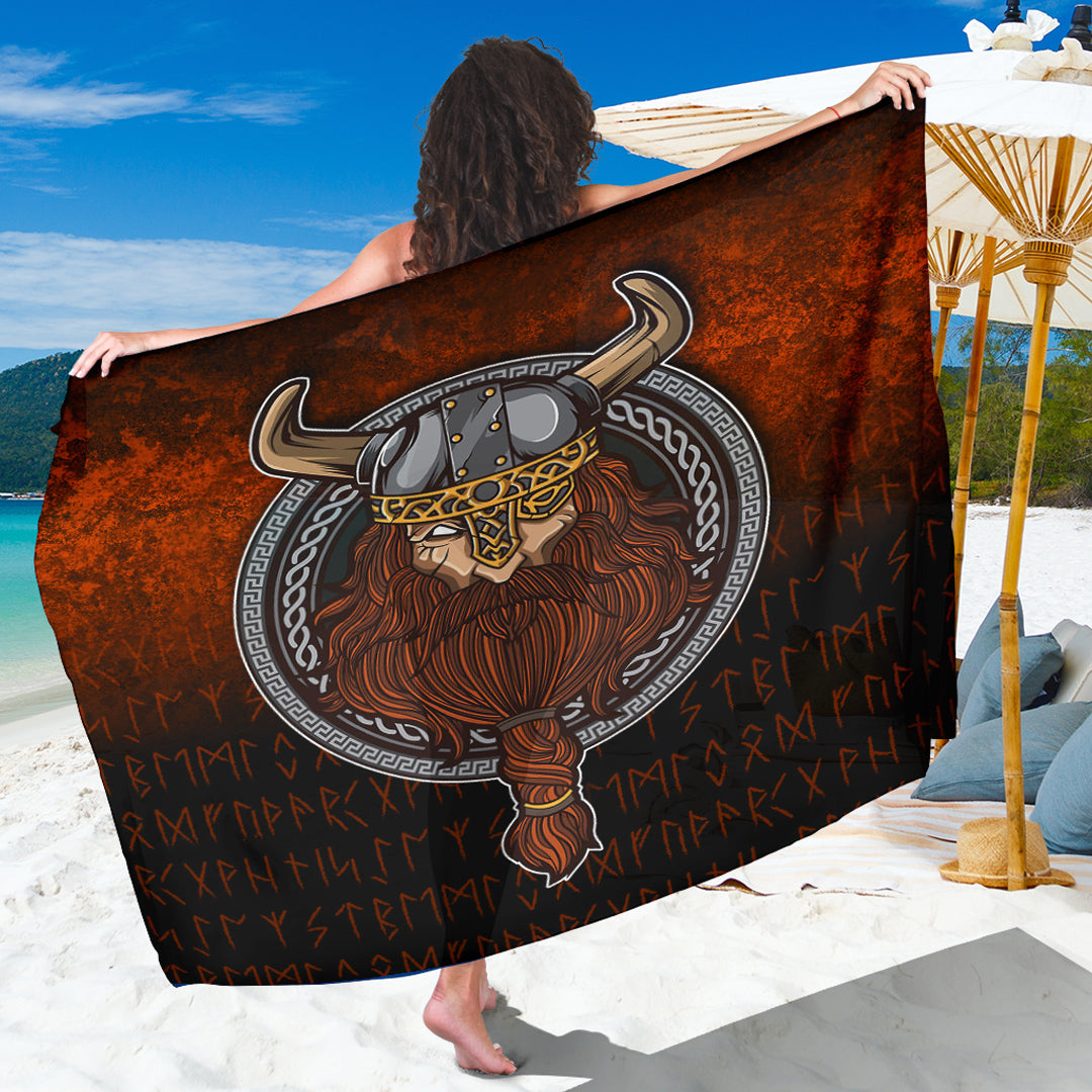 Viking Sarong - Viking Warrior Odin Valhalla Sarong RLT12 - Wonder Print Shop