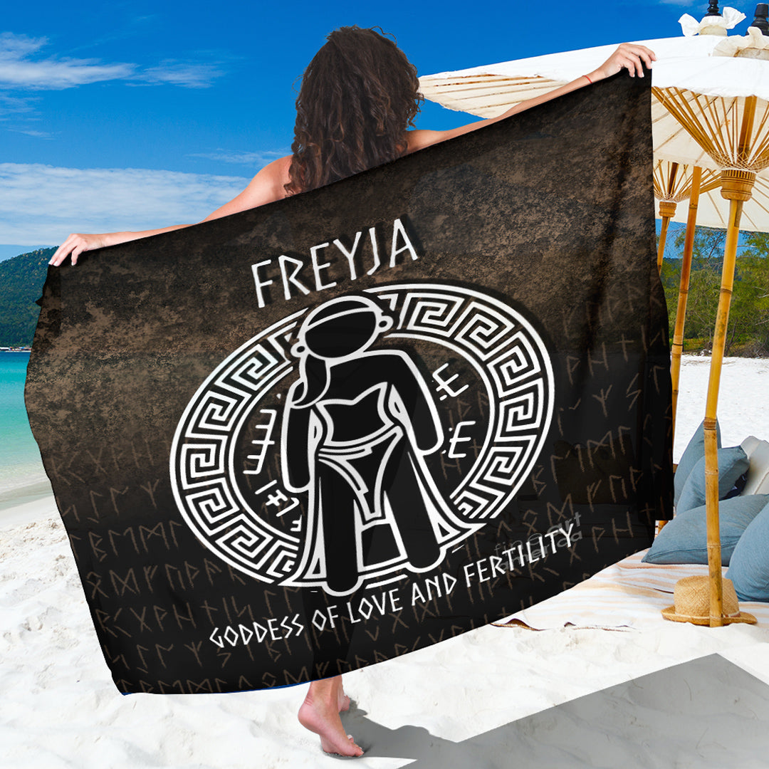 Wonder Print Shop Sarong - Freyja the Goddess of Love and Fertility Sarong RLT12 - Wonder Print Shop