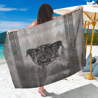 Viking Sarong - Viking Valknut and Raven Sarong RLT12 - Wonder Print Shop