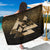 Viking Sarong - Huginn Muninn Ravens from Odin Viking - Gold Version Sarong RLT12 - Wonder Print Shop