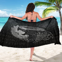Viking Sarong - Fenrir Viking 3D Tattoo - Special Version Sarong RLT12 - Wonder Print Shop