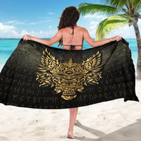 Viking Sarong - Odin The Allfather Asgard God and Chief Of Aesir - Gold Version Sarong RLT12 - Wonder Print Shop