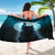 Viking Sarong - Fenrir Viking Wolf - Cyan Version Sarong RLT12 - Wonder Print Shop