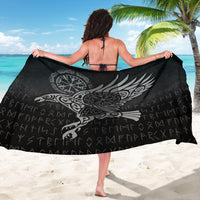 Viking Sarong - Raven Vegvisir Tattoo - Special Version Sarong RLT12 - Wonder Print Shop