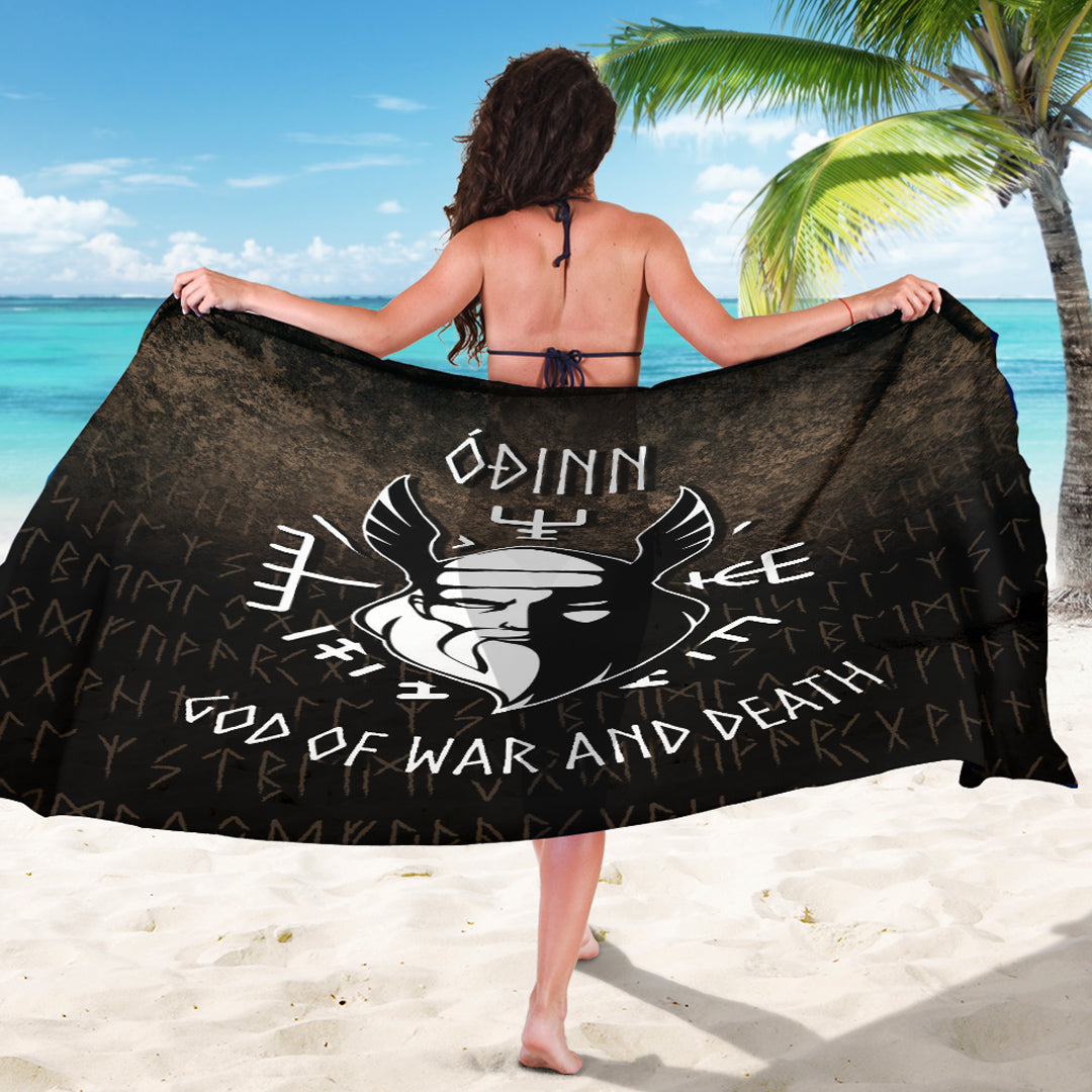 Wonder Print Shop Sarong - Odin God Of War and Death Sarong RLT12 - Wonder Print Shop