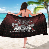 Wonder Print Shop Sarong - Against You Show No Mercy Sarong RLT12 - Wonder Print Shop