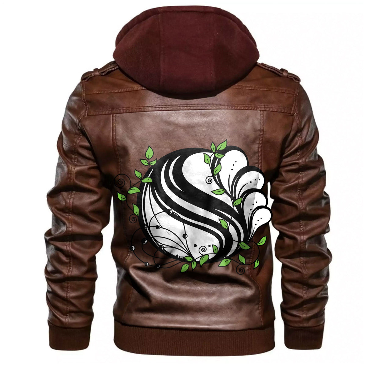 Viking Scandinavian Culture Knot Tattoo Leather Jacket RLT12 - Wonder Print Shop