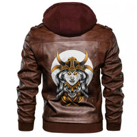 Viking Scandinavian God Odin New Leather Jacket RLT12 - Wonder Print Shop
