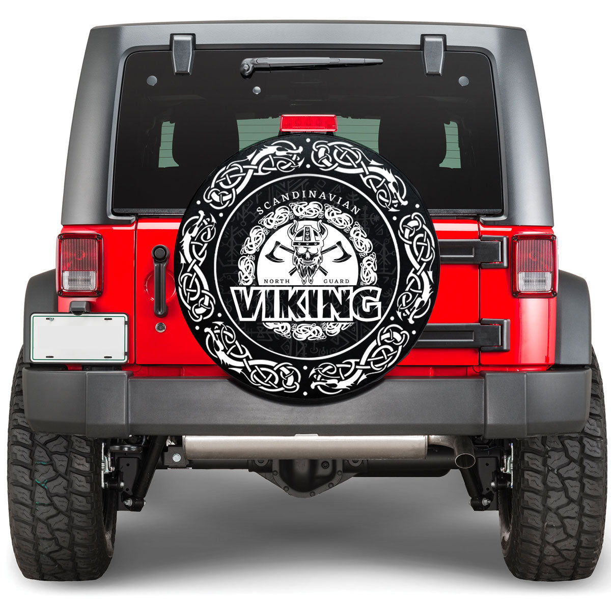 Viking Scandinavian North Guardian Viking Spare Tire Cover RLT12 - Wonder Print Shop