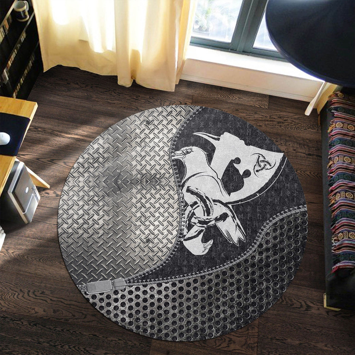 viking-carpet-scandinavian-raven-axe-round-carpet