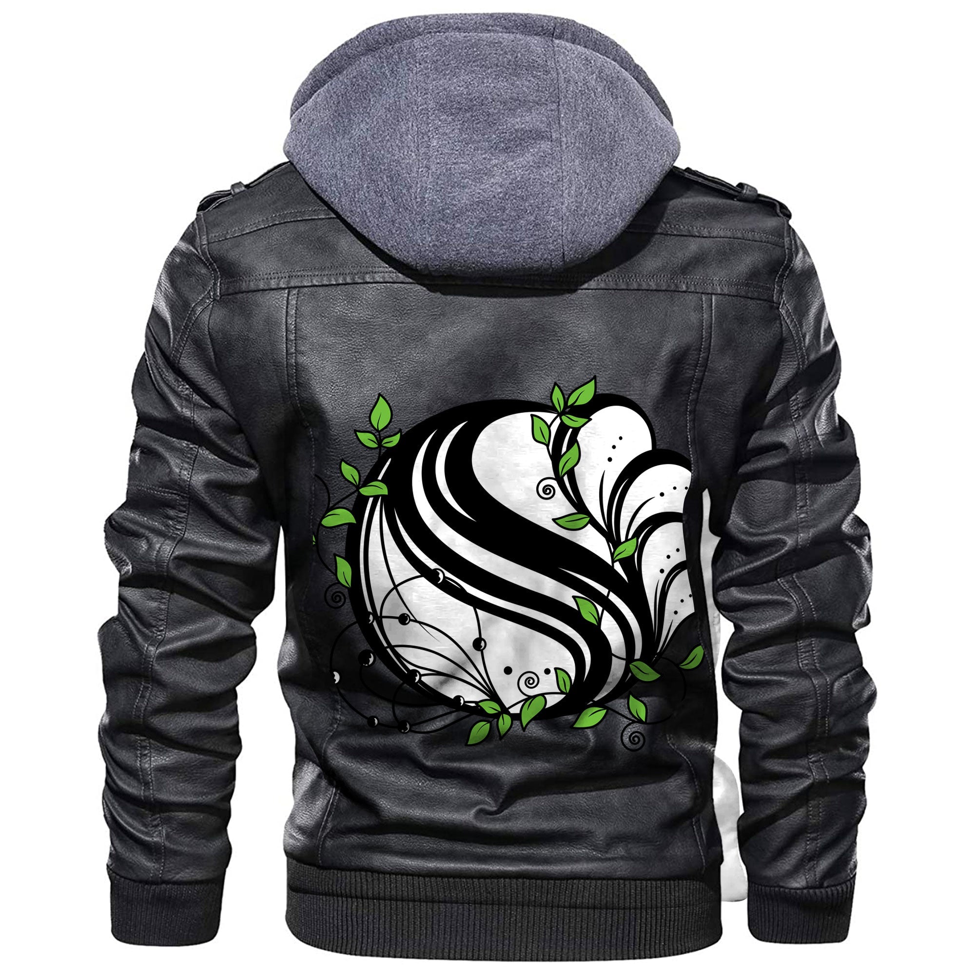 Viking Scandinavian Culture Knot Tattoo Leather Jacket RLT12 - Wonder Print Shop