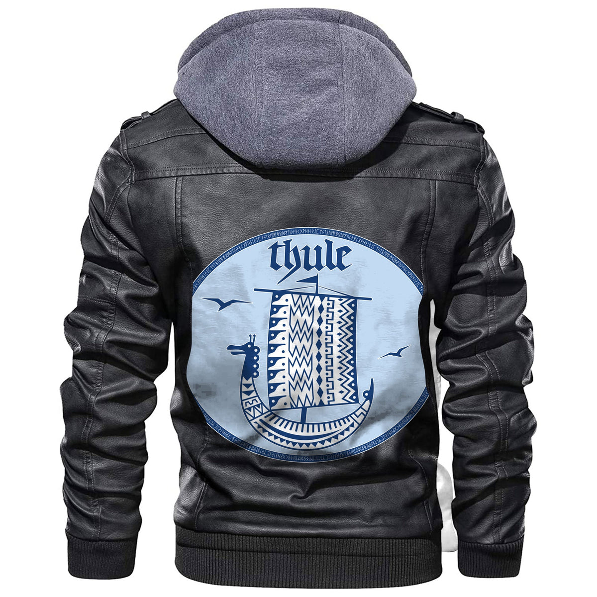 Viking Scandinavian Drakkar 2 Leather Jacket RLT12 - Wonder Print Shop