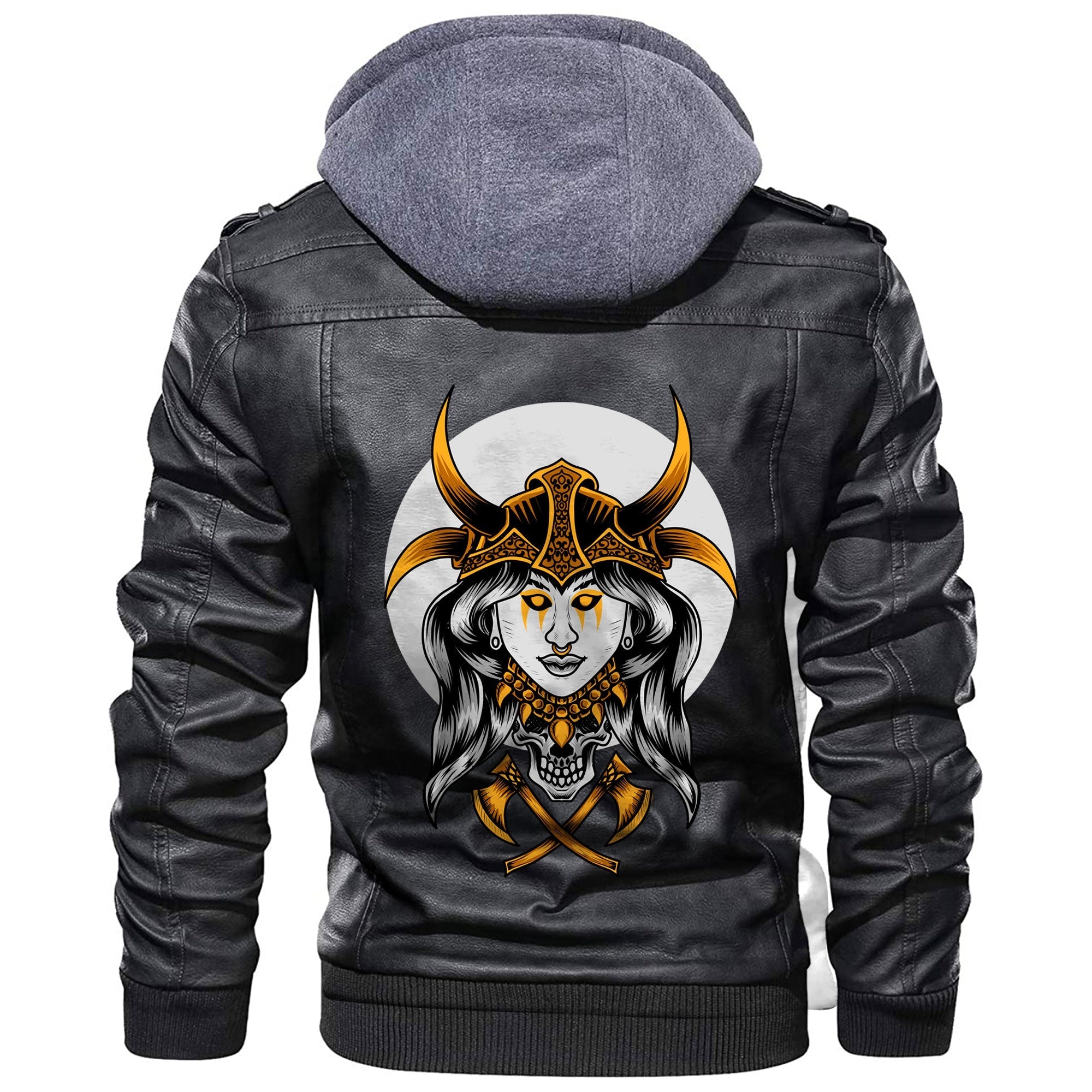 Viking Scandinavian God Odin New Leather Jacket RLT12 - Wonder Print Shop