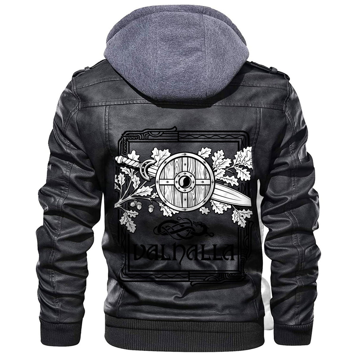Viking Scandinavian Valhalla New Leather Jacket RLT12 - Wonder Print Shop