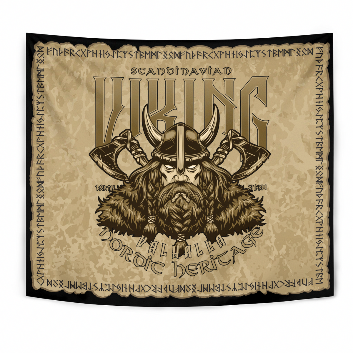 Viking Tapestry - Scandinavian Valhalla Nordic Heritage RLT12 - Wonder Print Shop