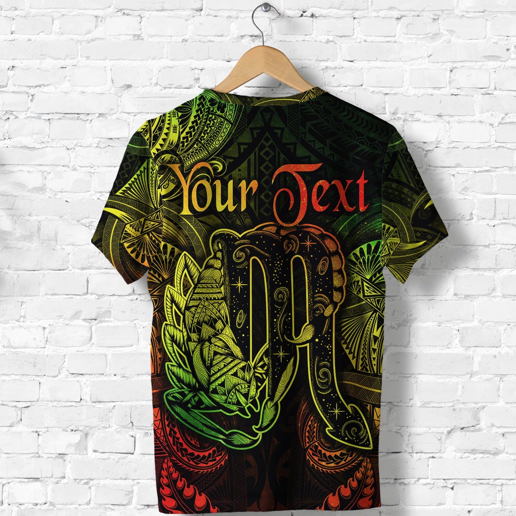 Custom Scorpio Zodiac Polynesian T Shirt Unique Style Reggae LT8 - Wonder Print Shop