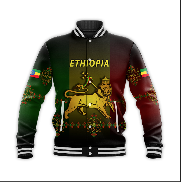 Ethiopia Baseball Jacket LT13 - Wonder Print Shop