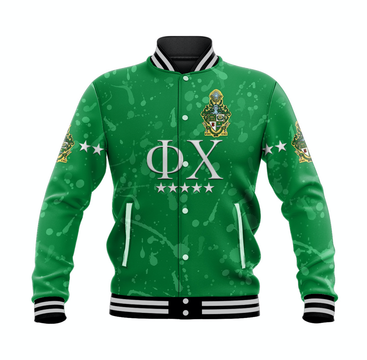 Phi Chi Baseball Jacket Original Style LT8 - Wonder Print Shop