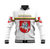 (Custom Personalised) Lithuania Baseball Jacket Coat Of Arms Lietuva Flag Style - White LT8 - Wonder Print Shop