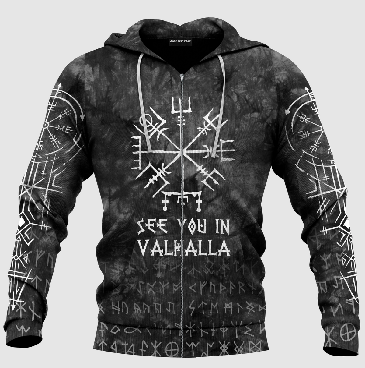 Custom Viking Clothing Viking See You In Valhalla Hoodie RLT12 - Wonder Print Shop