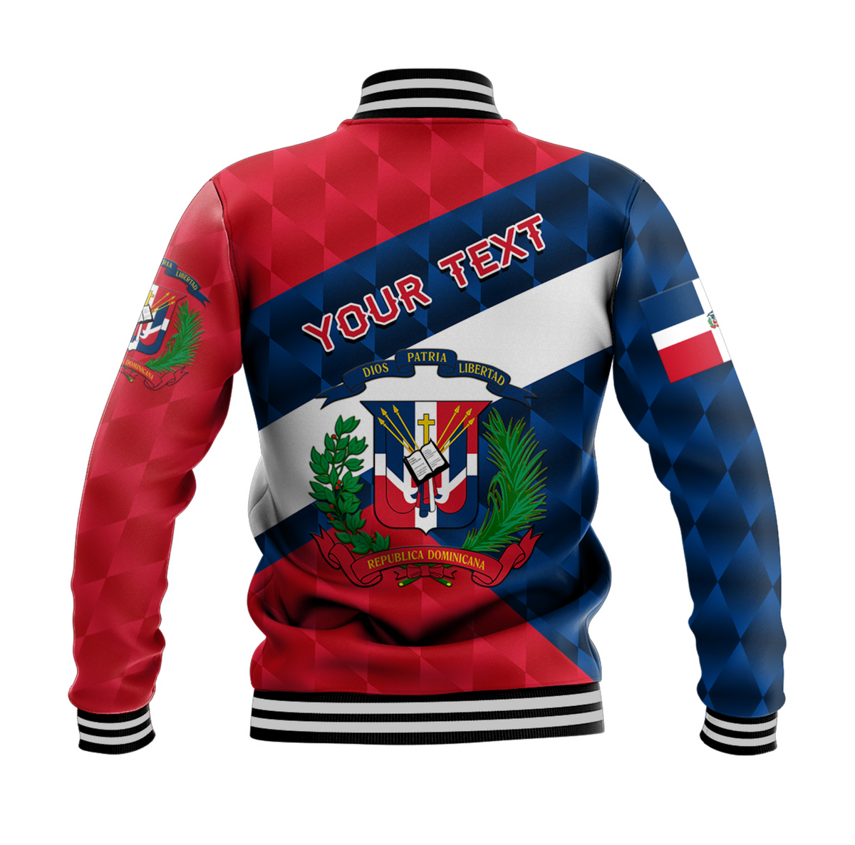 (Custom Personalised) Dominican Republic Baseball Jacket Sporty Style LT8 - Wonder Print Shop