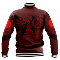 Viking Clothing Raven Valknut Tree Of Life Baseball Jacket RLT12 - Wonder Print Shop