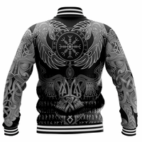 Viking Clothing Raven Of Odin Baseball Jacket RLT12 - Wonder Print Shop