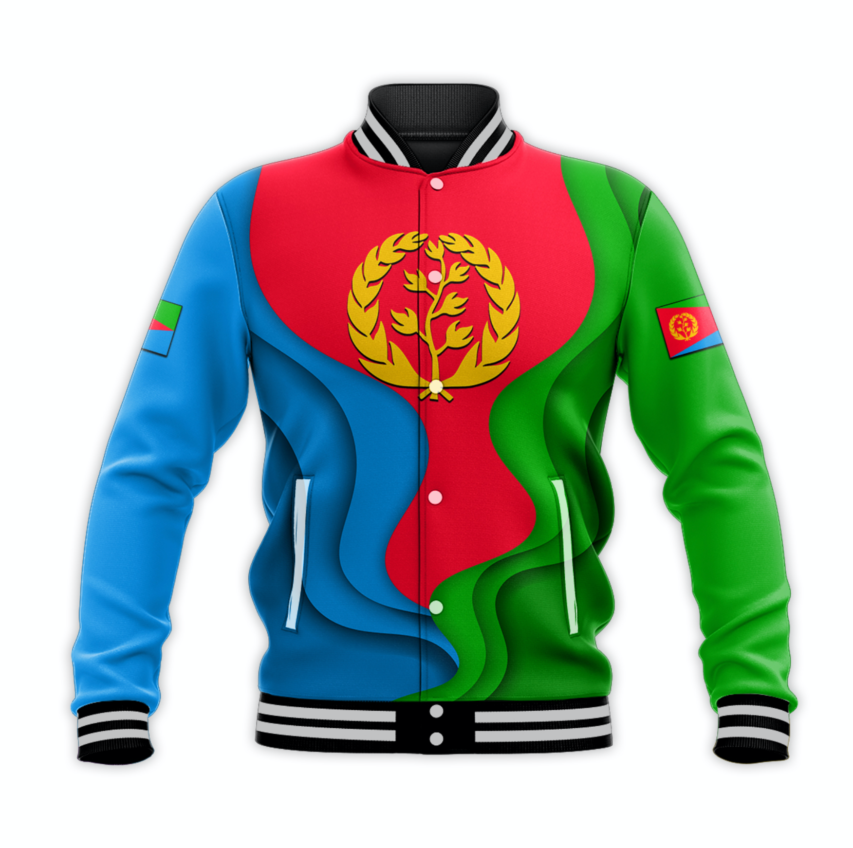 Eritrea Independence Day Baseball Jacket 2022 Style No.3 LT6 - Wonder Print Shop