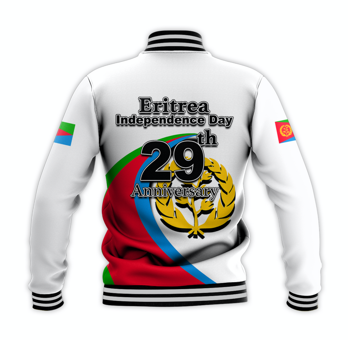 Eritrea Independence Day Lover Baseball Jacket LT6 - Wonder Print Shop