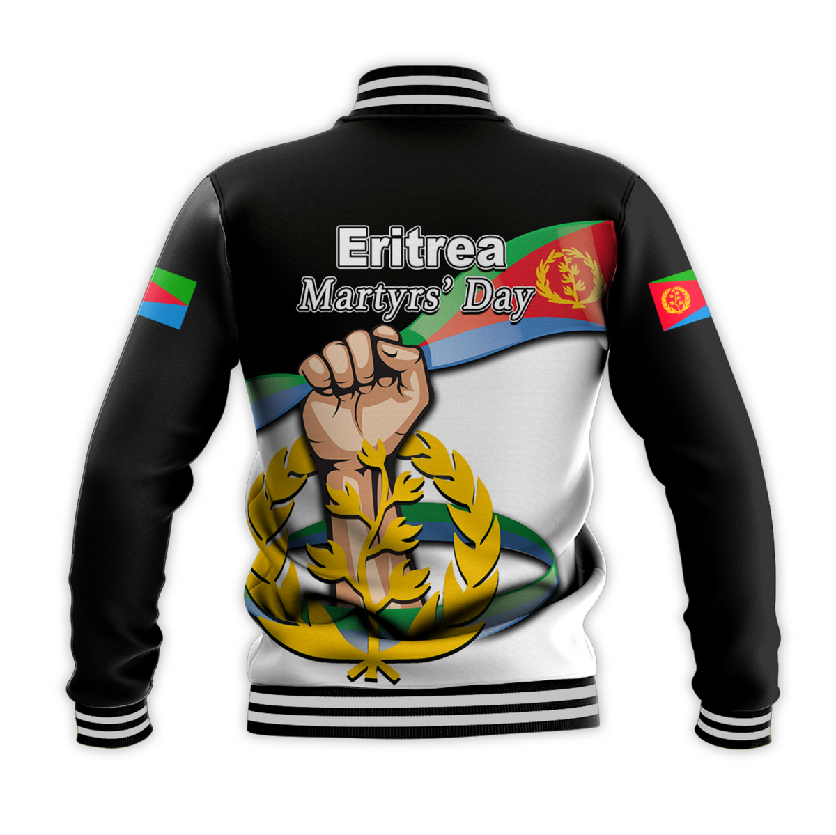 (Custom Personalised) Eritrea Martyrs Day Baseball Jacket LT6 - Wonder Print Shop