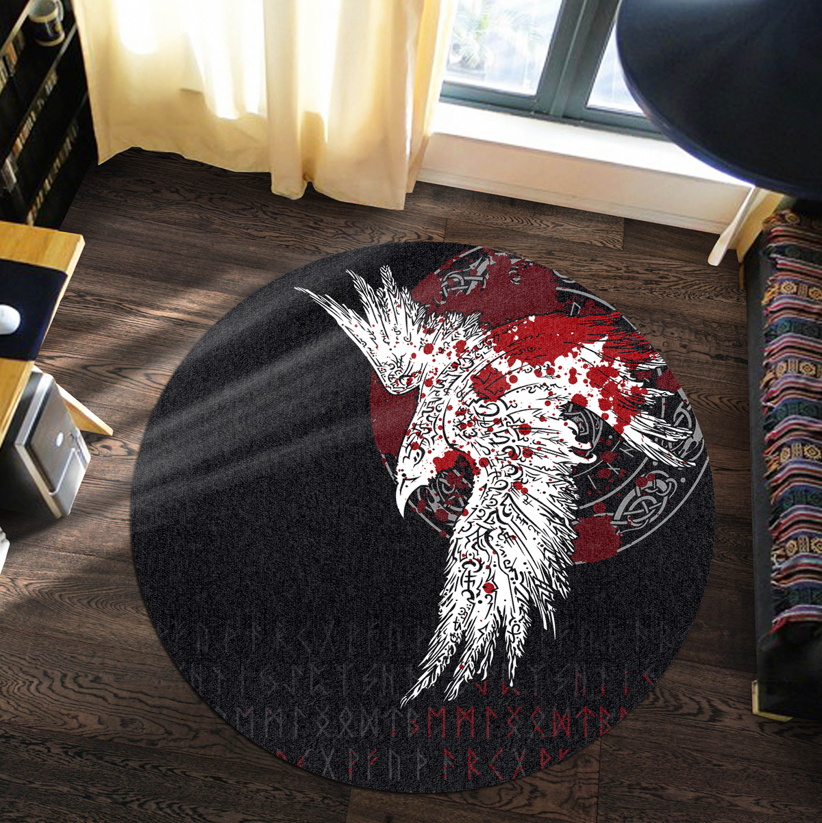 viking-carpet-mystical-raven-blood-round-carpet