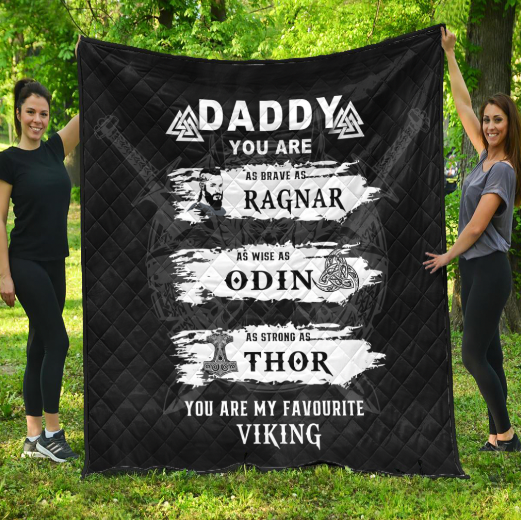 Viking Premium Quilt - Viking Daddy RLT12 - Wonder Print Shop