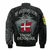 Viking Clothing Viking Denmark Drakkar Sleeve Zip Bomber Jacket RLT12 - Wonder Print Shop