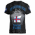 Viking Faroe Islands Drakkar V neck T shirt RLT12 - Wonder Print Shop