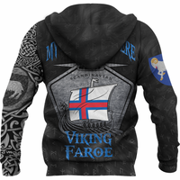 Viking Faroe Islands Drakkar Zip Hoodie RLT12 - Wonder Print Shop