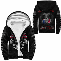 Viking Clothing Viking American By Blood Sherpa Hoodie RLT12 - Wonder Print Shop